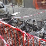 Auto distrutte al Vomero