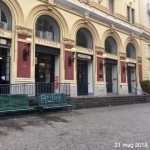 Vomero piazza Fuga, funicolare centrale chiusa