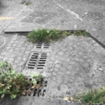 Vomero piazza Vanvitelli caditoie ostruite