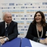 da sx. Gennaro Amato pres. Afina con ministro D. Santanchè