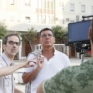 il regista Giovanni Meola con Vincenzo Imperatore sul set de LA CONVERSIONE_ridotta