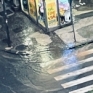 Napoli incrocio Tino di Camaino Tarantino caditoia ostruita
