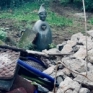 Napoli parco Mascagna il Pulcinella del maestro Lello Esposito