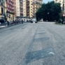 Napoli piazza degli Artisti l’area chiusa al traffico