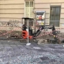 Napoli piazza degli Artisti lavori per lo scivolo