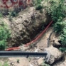 Napoli una delle tante buche presenti nel parco Mascagna