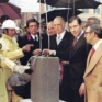 Napoli via Mario Fiore 22 dicembre 1976 posa prima pietra della linea 1 metropolitana