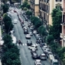 Napoli via Tino di Camaino traffico paralizzato