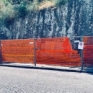 Vomero Castel Sant’Elmo il muro transennato