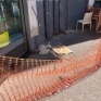 Vomero piazza Vanvitelli zona transennata