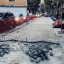 Vomero  via Cimarosa  traffico aggravato dai lavori in corso