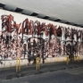 Vomero via Gino Doria muro imbrattato