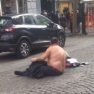 Vomero via Luca Giordano ambulante abusivo