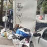 Vomero via Luigia Sanfelice rifiuti abbandonati